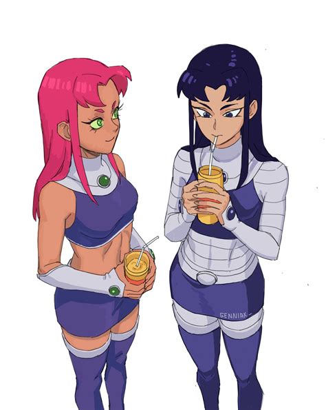 Starfire And Blackfire Dc Comics And 1 More Drawn By Jenxdd Danbooru