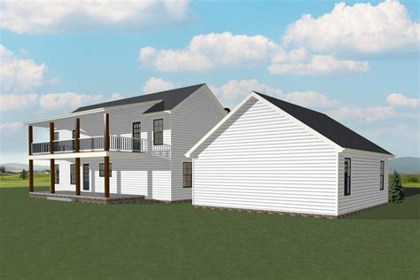 3 Bed Farmhouse Plan With 10 Deep Wraparound Porch 77652FB