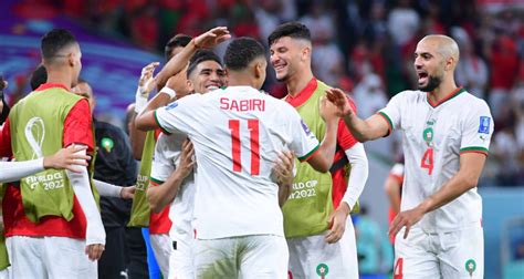 Mondial Triomphe Historique Du Maroc Contre La Belgique Snrt News