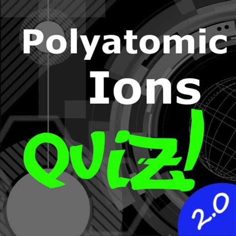 Polyatomic Ions Quiz by Aaron Satterfield