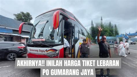 Akhirnya Gumarang Jaya Rilis Harga Tiket Lebaran Tak Menyangka