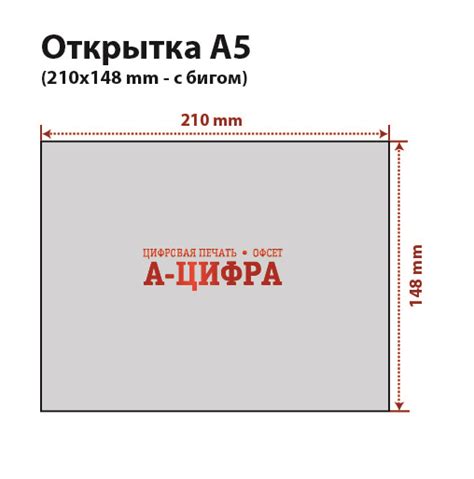 Размеры открыток и листовок для поздравления, международные и США форматы
