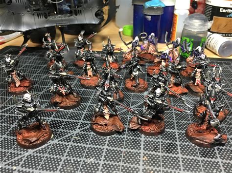 Just Finished A Bunch Of Infantry For My Drukhari Army Excited For The