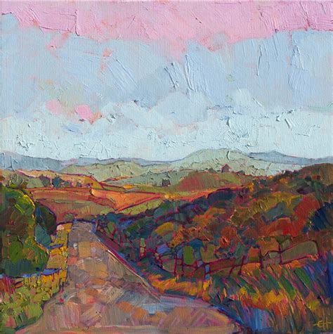 Country Road - Contemporary Impressionism Paintings by Erin Hanson