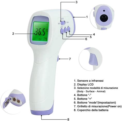 Termometro Infrarossi Sanitario Senza Contatto Safety Point