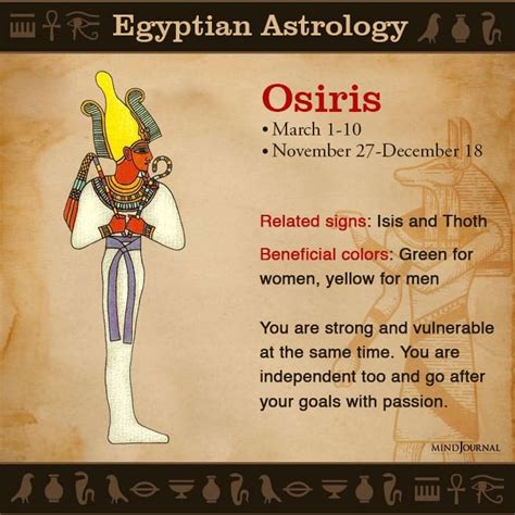 Egyptian Astrology What Your Egyptian Zodiac Sign Says About Your