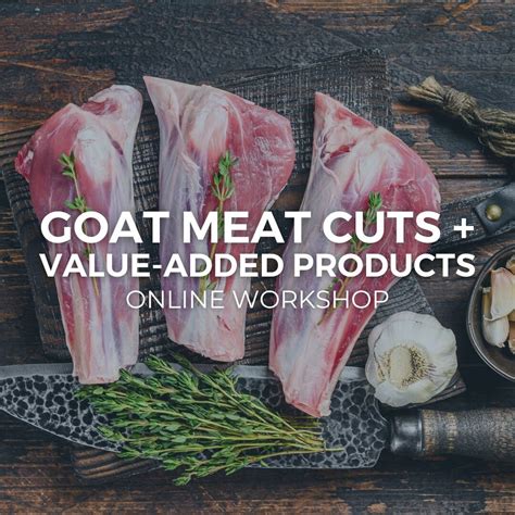 Goat Meat Cuts And Value Added Products Workshop