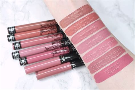 Swatches Kat Von D Everlasting Liquid Lipstick Homemade Lip Balm