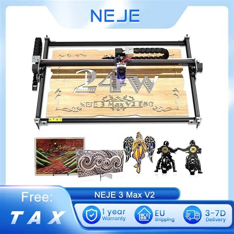 Neje Max V Laser Engraver Cutter W Laser Power E Laser Module