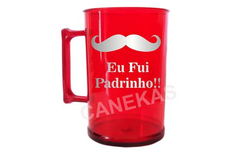 Caneca Personaliz Metalizada Prateada Dourada Elo