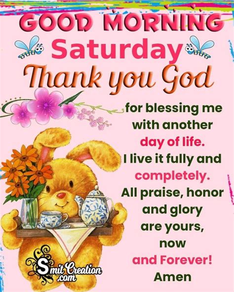 Good Morning Saturday God Blessing Pic