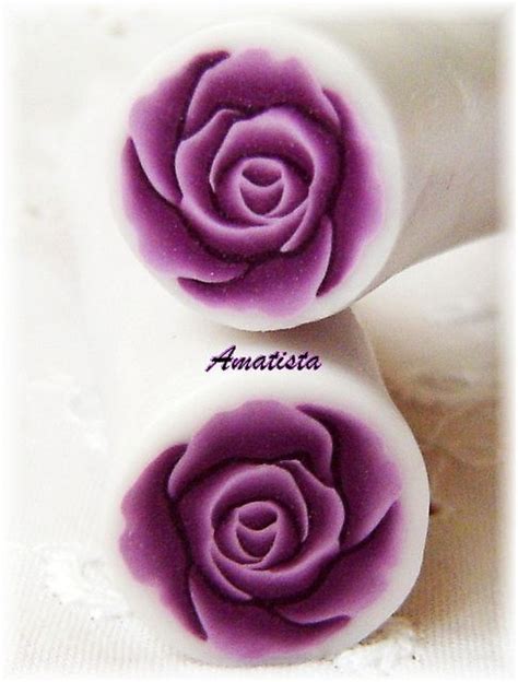 Murrina Rosa Violeta Polymer Clay Cane Tutorial Clay Polymer Clay Cane