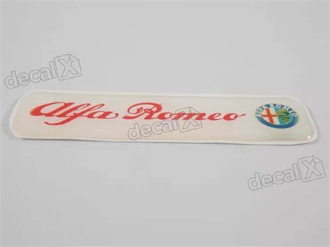 Emblema Adesivo Resinado Alfa Romeo Res6 Parcelamento Sem Juros