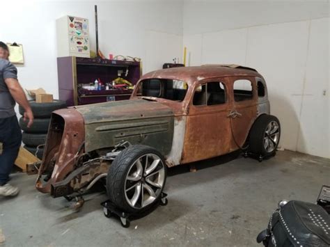 1936 Chevy Master Deluxe Rust Free Body On Suburban Chasis For Sale