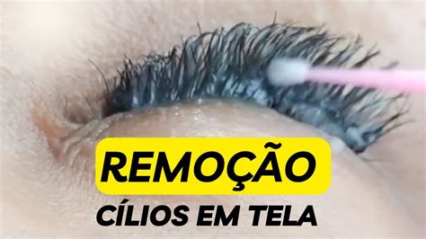 Como fazer a remoção Cílios em tela Passo a Passo YouTube