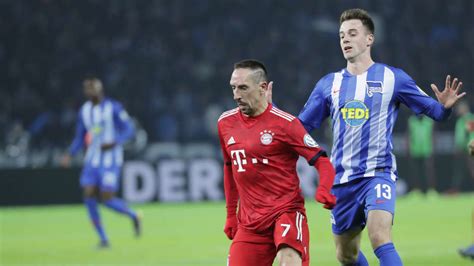 So endete Hertha BSC gegen FC Bayern München im DFB Pokal