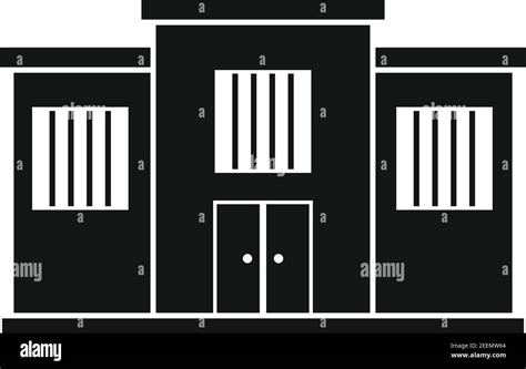 Prison City Building Icon Simple Style Stock Vector Image And Art Alamy