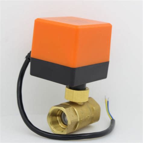 Ac V Ac V Dc V Dc V Electric Actuator Brass Ball Valve Way