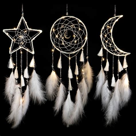 Amazon Pieces Dream Catcher Sun Moon Star Shape Dreamcatcher