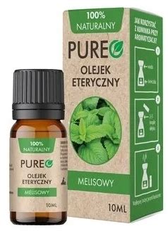 Pureo Naturalny Olejek Eteryczny Melisowy 10 Ml Apteka Rosa