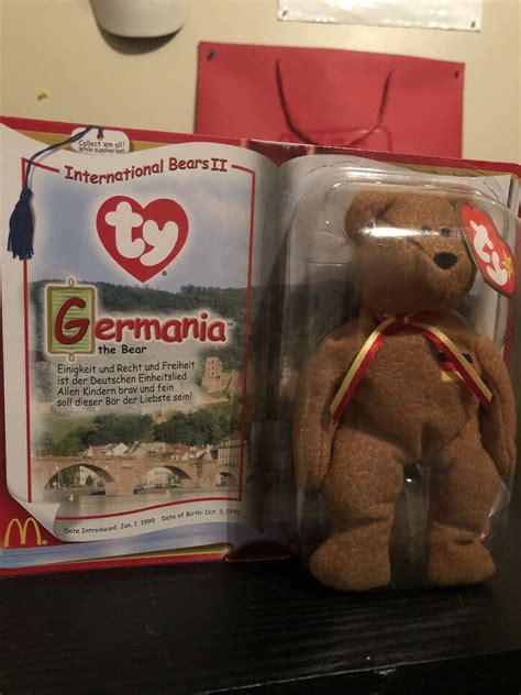 Ty Beanie Babies International Bears Ii Germania Teenie Baby Original