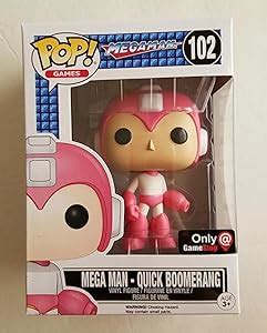 Funko Pop Megaman Quick Boomerang 102 Exclusivo Original Mega Man Rosa