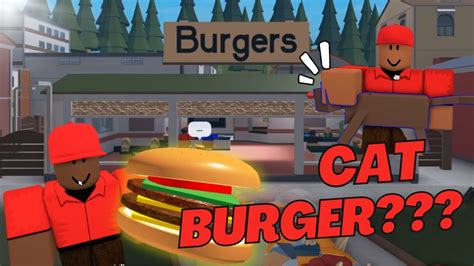 Roblox Cook Burgers Making Cat Burger No Commentary Youtube