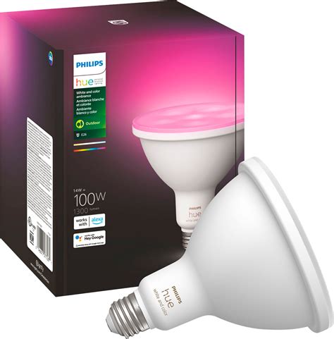 Customer Reviews Philips Hue PAR38 100W Smart LED Bulb White And Color