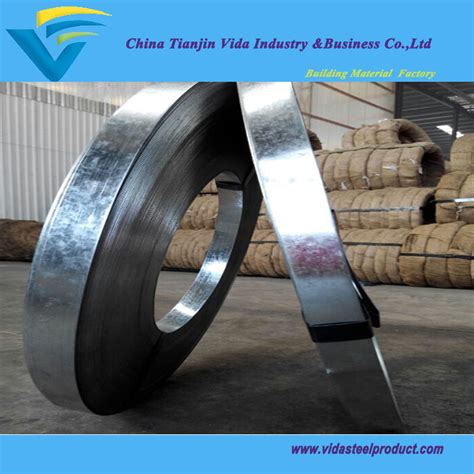 Hot Dipped Galvanized Steel Strip For Cable China Steel Strapping And Tempered Binding Strips
