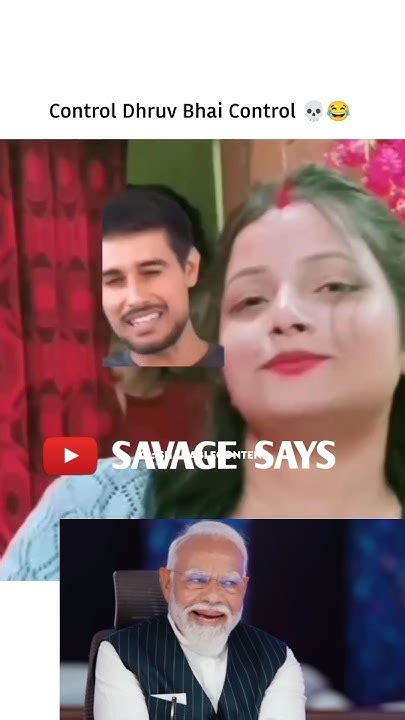 Dhruv Rathee New Video Reaction By Narendra Modi 💀 Savage Hu 🤣 Youtube