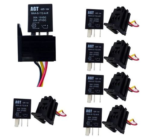 Purchase GENSSI Car 30A 12V SPST Micro Relay Kit For Electric Fan Fuel