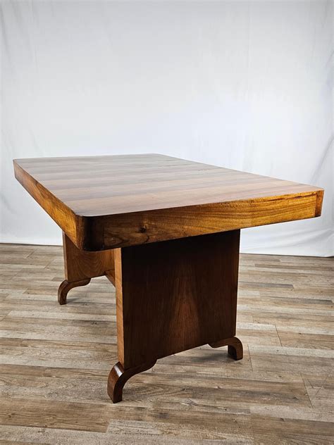 Mesa De Comedor Rectangular Art Déco De Los Años 30 En Venta En 1stdibs