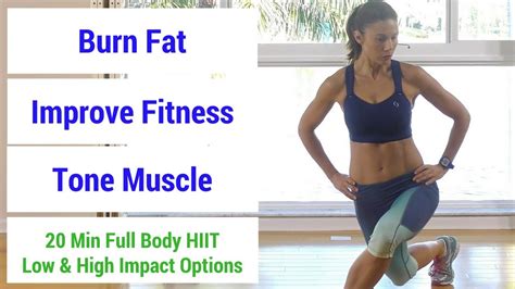 HIIT 53 20 Minute Full Body HIIT Workout To Burn Fat Build Muscle