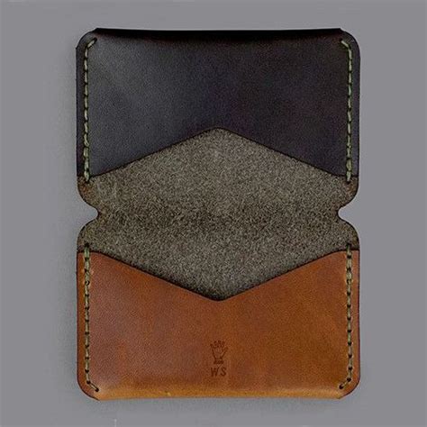 Genuine Leather Name Place Holdermixed Color Card Wallet Hiram Beron