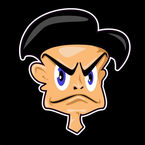 very angry face cartoon 15652504 Vector Art at Vecteezy