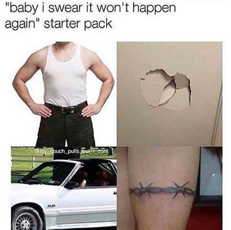 Wife Beater Starter Pack 9GAG