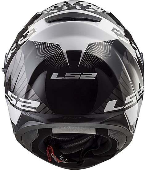 Integral Motorcycle Helmet Ls Ff Stream Evo Hype White Black