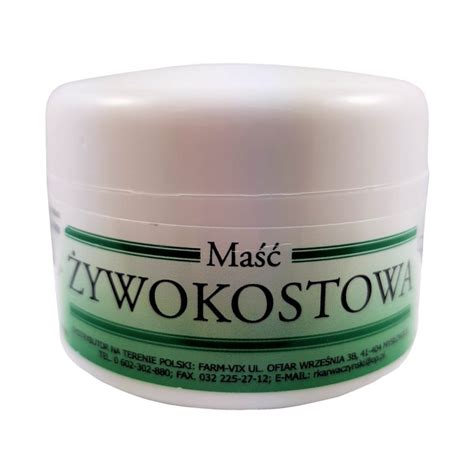 Wyrób medyczny Farm vix maść Żywokostowa 50 ml Sklep EMPIK