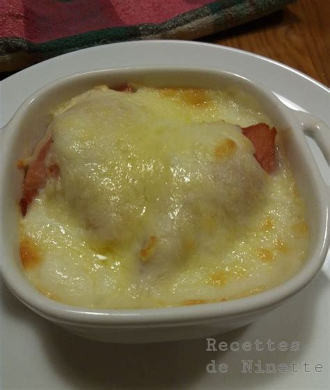 Oeufs durs jambon et béchamel au fromage Les recettes de Ninette en