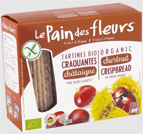 Le Pain Des Fleurs Organic Vegan GF Crispbread Crackers Rice