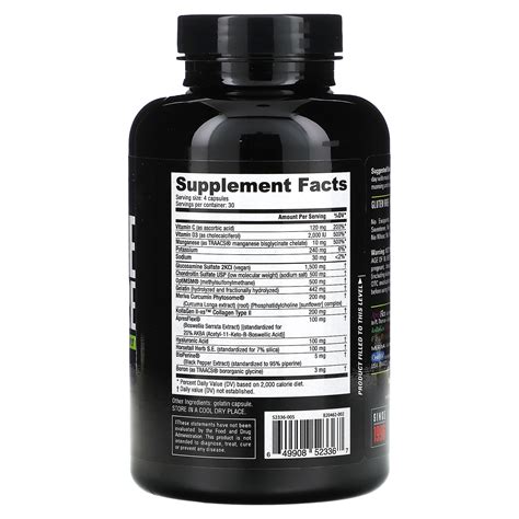 NutraBio, Extreme Joint Care, 120 Capsules