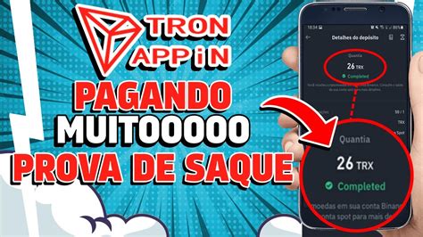 NOVA MINERADORA DE TRX PAGANDO MUITO PROVA DE PAGAMENTO YouTube