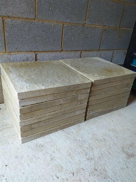 16 Buff Paving Slabs Brand New 45cm Sq In Rainham Kent Gumtree