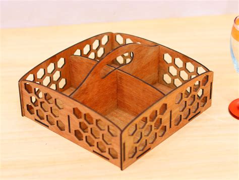 Laser Cut Wooden Compartment Tray Svg Dxf Cdr Ai Pdf Free Download