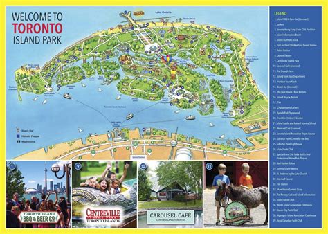 Centreville Amusement Park Map Quay West, Centre Island, Toronto Island ...