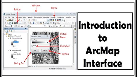 Introduction To ArcGIS Interface ArcMap Interface YouTube