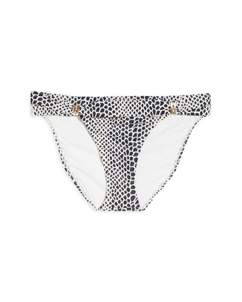 Vix Synthetic Swimwear Lizard Bia Tube Bikini Bottoms In White Lyst