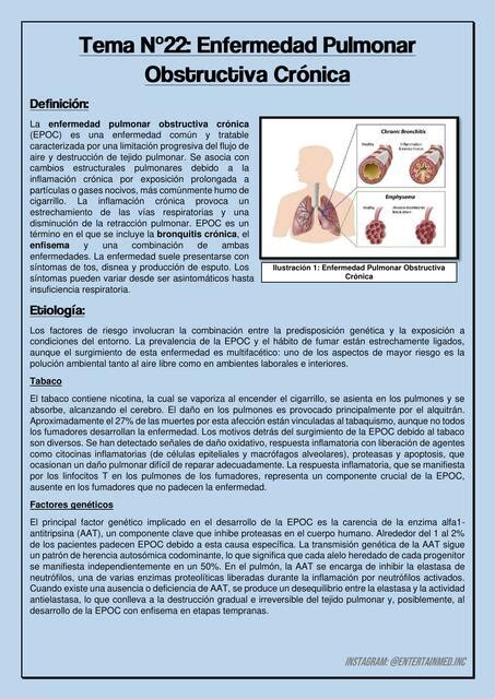 Enfermedad Pulmonar Obstructiva Cr Nica Entertainmed Inc Udocz