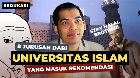 8 Jurusan Universitas Islam TERBAIK Jurusan Kuliah PTKIN Yang Jarang