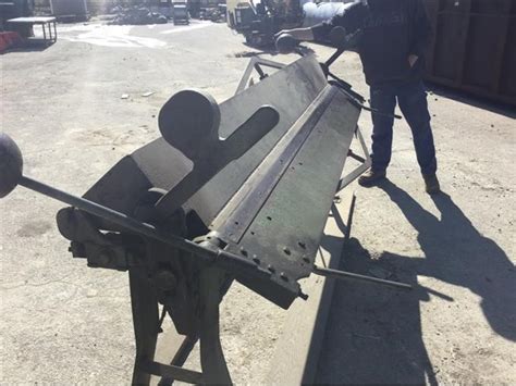 Chicago Steel Sheet Metal Bending Brake BigIron Auctions